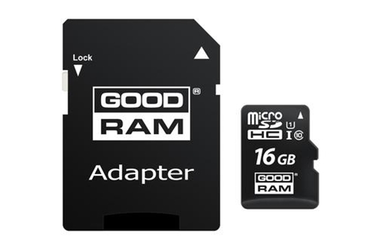 Picture of Goodram M1AA-0160R12 memory card 16 GB MicroSDHC UHS-I Class 10