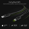 Изображение Green Cell GC Power Stream USB Type-C Male - Lightning Male 1m MFi Black