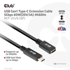 Picture of CLUB3D USB Gen1 Type-C Extension Cable 5Gbps 60W(20V/3A) 4K60Hz M/F 1m/3.28ft