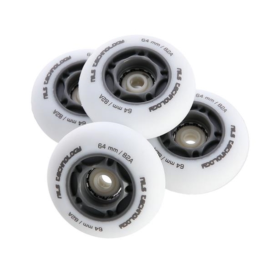 Picture of PU 64x24 82A LED-3 WHITE WHEELS (4 pcs) NILS EXTREME