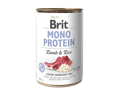 Изображение BRIT MONO PROTEIN Wet dog food Lamb with rice 400 g