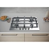 Изображение Indesit THP 641 IX/I Stainless steel Built-in 58 cm Gas 4 zone(s)