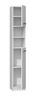 Изображение Topeshop MARBELA BIEL bathroom storage cabinet White