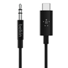 Изображение Belkin RockStar 3,5mm Aud./USB-C Cable 0,9m black F7U079bt03-BLK