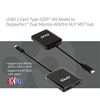 Изображение CLUB3D USB3.2 Gen2 Type-C(DP™ Alt-Mode) to DisplayPort™ Dual Monitor 4K60Hz M/F MST hub