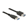 Picture of Delock Extension cable USB 3.0 Type-A male > USB 3.0 Type-A female 5.0 m black