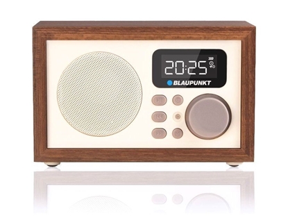 Attēls no Blaupunkt HR5BR Radio Speaker with Micro SD / LCD / 3W / Wood Design