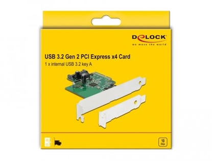 Picture of Delock PCI Express Card to 1 x internal USB 3.2 Gen 2 key A 20 pin female