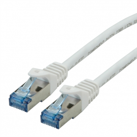 Picture of ROLINE S/FTP Patch Cord Cat.6A, Component Level, LSOH, white, 1.5 m