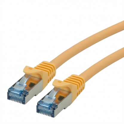 Picture of ROLINE S/FTP Patch Cord Cat.6A, Component Level, LSOH, yellow, 15 m