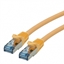 Изображение ROLINE S/FTP Patch Cord Cat.6A, Component Level, LSOH, yellow, 15 m