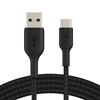 Picture of Belkin USB-C/USB-A Cable 1m braided, black CAB002bt1MBK