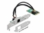 Picture of Delock Mini PCIe I/O PCIe full size 1 x RJ45 Gigabit LAN