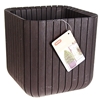 Изображение Puķu pods Wood Planter L pelēks