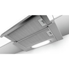 Изображение Bosch Serie 4 DFT63AC50 cooker hood Semi built-in (pull out) Silver 360 m³/h D