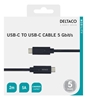 Picture of Deltaco USBC-1503M USB cable 2 m USB 3.2 Gen 1 (3.1 Gen 1) Black