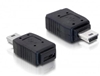 Изображение Delock Adapter USB mini male  USB micro-A+B female