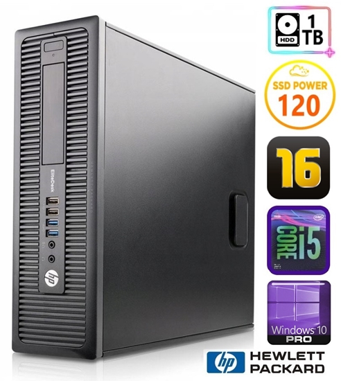 Изображение HP 600 G1 SFF i5-4570 16GB 120SSD+1TB WIN10PRO/W7P