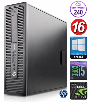 Attēls no HP 600 G1 SFF i5-4570 16GB 240SSD GT1030 2GB WIN10PRO/W7P