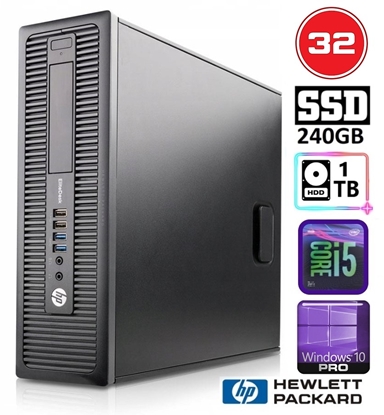 Attēls no HP 600 G1 SFF i5-4570 32GB 240SSD+1TB WIN10PRO/W7P