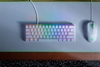 Изображение Razer | Huntsman Mini 60% | Mercury White | Gaming keyboard | Wired | Opto-Mechanical | RGB LED light | NORD