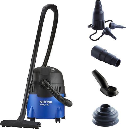 Picture of Wet & Dry Vacuum Cleaner Nilfisk Buddy II 12 Home Edition Black, Blue 12 l 1200 W