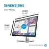 Изображение HP E-Series E24 G4 computer monitor 60.5 cm (23.8") 1920 x 1080 pixels Full HD LCD Black, Silver