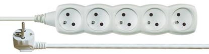 Attēls no Emos 1902050500 power distribution unit (PDU) 5 AC outlet(s) White