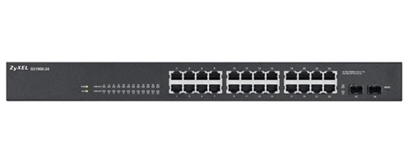 Изображение Zyxel GS-1900-24 v2 Managed L2 Gigabit Ethernet (10/100/1000) 1U Black