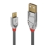 Attēls no Lindy 3m USB 2.0 Type A to Micro-B Cable, Cromo Line