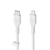 Picture of Belkin Flex Lightning/USB-C 15W 2m, mfi, 15W, white CAA009bt2MWH