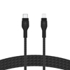 Picture of Belkin Flex Lightning/USB-C 15W 3m mfi. cert. black CAA011bt3MBK