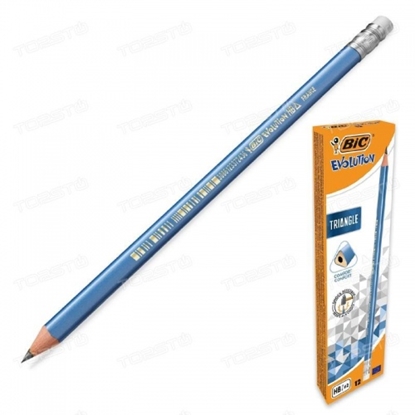 Picture of Bic OLOWEK Z GUMKA HB TROJK BC TRIANGLE PUD OP12SZT