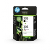 Изображение HP original ink 6ZD17AE, HP 305, 2-pack