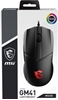 Picture of MSI CLUTCH GM41 LIGHTWEIGHT RGB FPS Gaming Mouse 'upto 16000 DPI Fast Optical Sensor, 65g weight, Frixion Free Cable, Symmetrical design, OMRON Switch with 60+ Million Clicks, Dragon Center Supported, NVIDIA REFLEX Compatible'