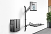 Изображение DIGITUS versatile standing- / sitting workdesk, wall mount