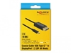 Picture of Delock USB cable Type-C to DisplayPort (DP Alt Mode) 4K 60 Hz 2 m coaxial