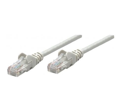 Attēls no Intellinet Network Patch Cable, Cat6A, 50m, Grey, Copper, S/FTP, LSOH / LSZH, PVC, RJ45, Gold Plated Contacts, Snagless, Booted, Lifetime Warranty, Polybag