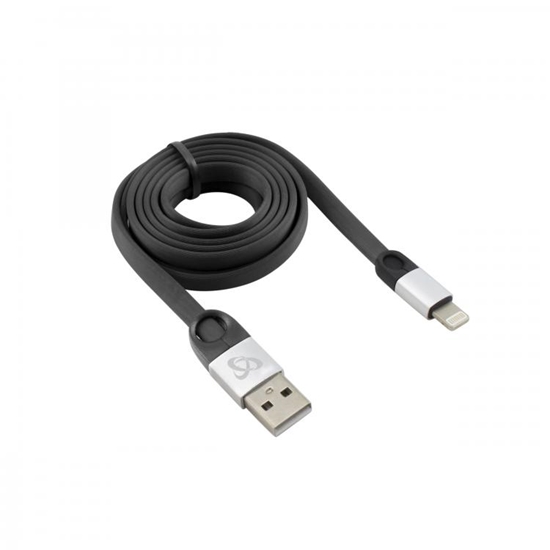 Изображение Sbox USB 2.0-8-Pin/2.4A black/silver