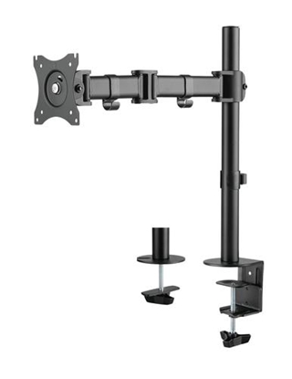 Изображение Deltaco ARM-0303 monitor mount / stand 68.6 cm (27") Clamp Black