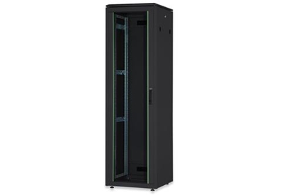 Изображение DIGITUS Netzwerkschrank Unique  32HE 1609x600x800mm schwarz (Speditionsversand)