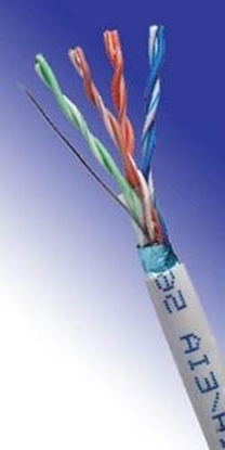 Изображение Intellinet Network Bulk Cat5e Cable, 26 AWG, Stranded Wire, Grey, 305m, F/UTP, Box