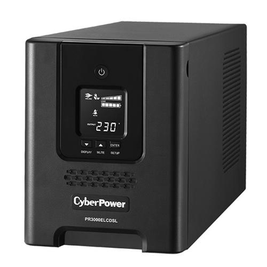 Picture of CyberPower | Smart App UPS Systems | PR3000ELCDSL | 3000  VA | 2700  W