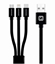 Picture of Swissten Textile Universal 3in1 USB-C / Lightning Data MFI / MircoUSB Cable / 1.2m