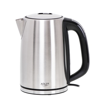 Attēls no Adler | Kettle | AD 1340 | Electric | 2200 W | 1.7 L | Stainless steel | 360° rotational base | Inox