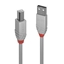 Attēls no Lindy 1m USB 2.0 Type A to B Cable, Anthra Line, grey