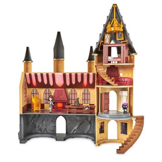 Picture of Wizarding World Harry Potter, Magical Minis Hogwarts Castle with 12 Accessories, Lights, Sounds & Exclusive Hermione Doll, Kids Toys for Ages 5 and up