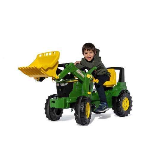 Изображение Traktors ar pedāļiem ar kausu rollyFarmtrac Premium II John Deere 7310R (3 - 8 gadiem ) Vācija 730032