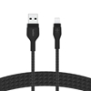 Picture of Belkin Flex Lightning/USB-A 3m mfi cert., black CAA010bt3MBK