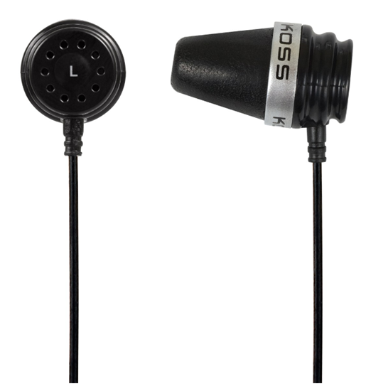 Picture of Koss | Headphones | Sparkplug | Wired | In-ear | Noise canceling | Black